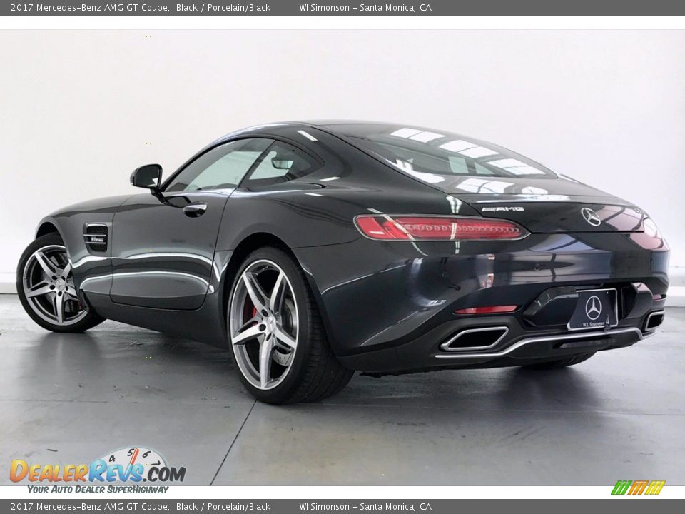2017 Mercedes-Benz AMG GT Coupe Black / Porcelain/Black Photo #9