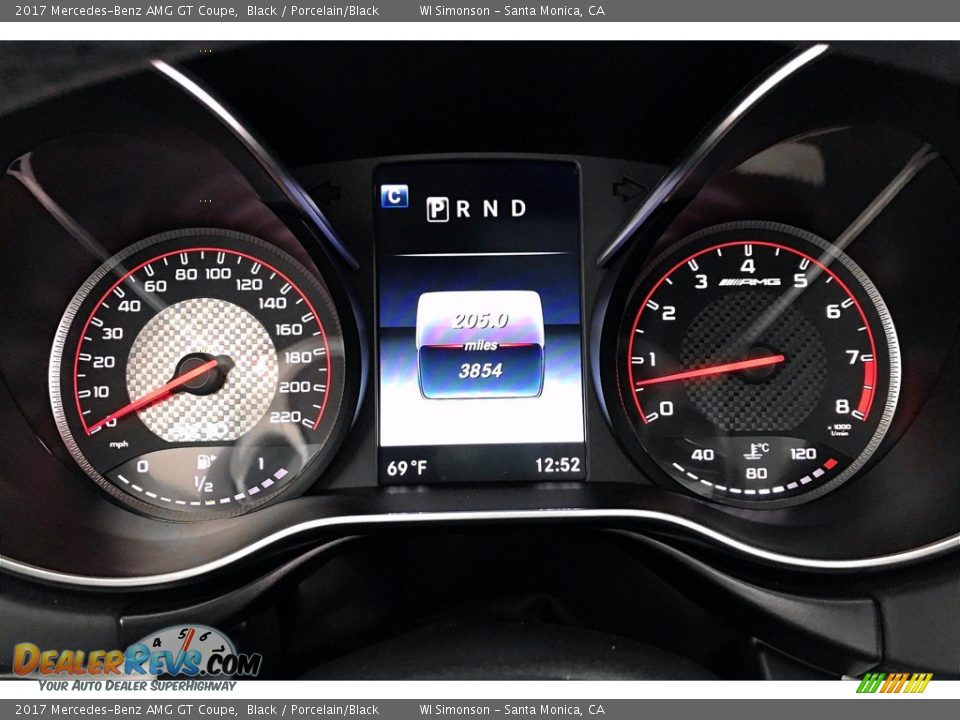 2017 Mercedes-Benz AMG GT Coupe Gauges Photo #16