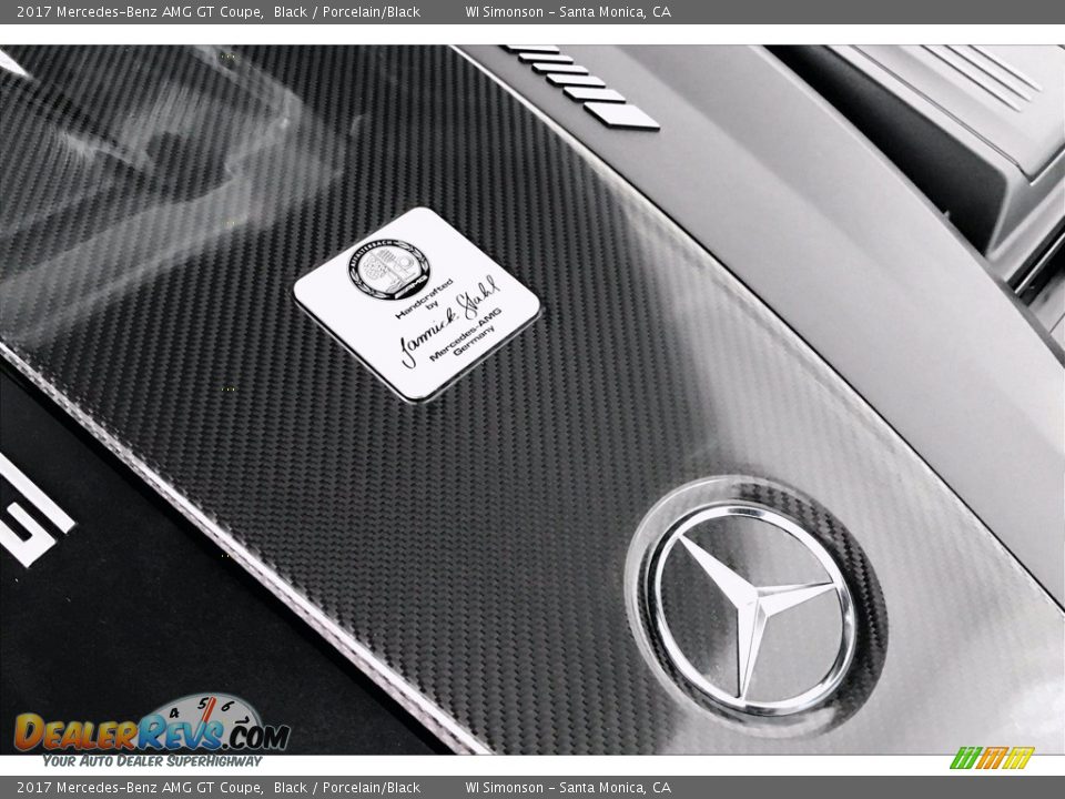 2017 Mercedes-Benz AMG GT Coupe Black / Porcelain/Black Photo #27