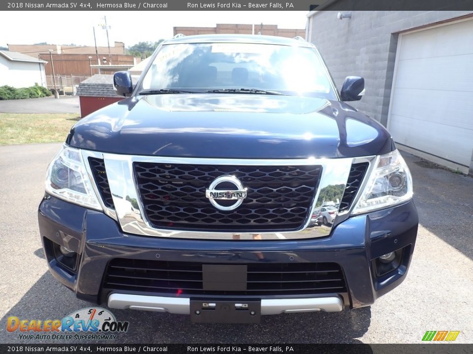 2018 Nissan Armada SV 4x4 Hermosa Blue / Charcoal Photo #4