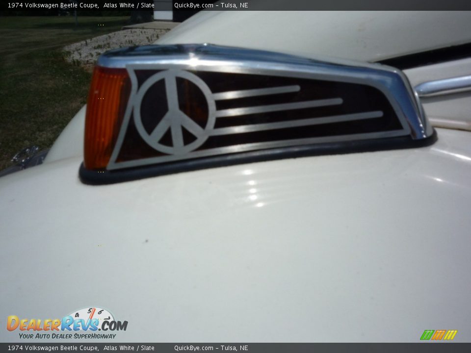 1974 Volkswagen Beetle Coupe Atlas White / Slate Photo #13