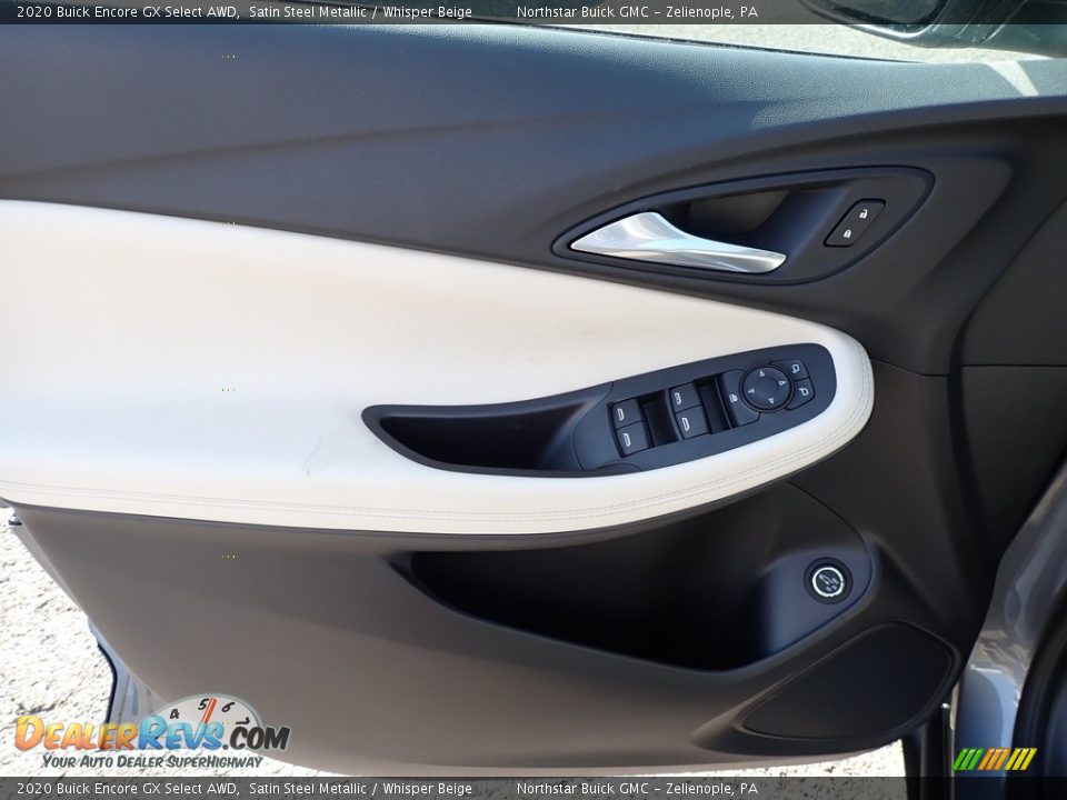2020 Buick Encore GX Select AWD Satin Steel Metallic / Whisper Beige Photo #17