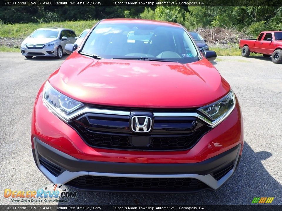 2020 Honda CR-V LX AWD Radiant Red Metallic / Gray Photo #8