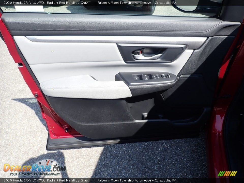 2020 Honda CR-V LX AWD Radiant Red Metallic / Gray Photo #12