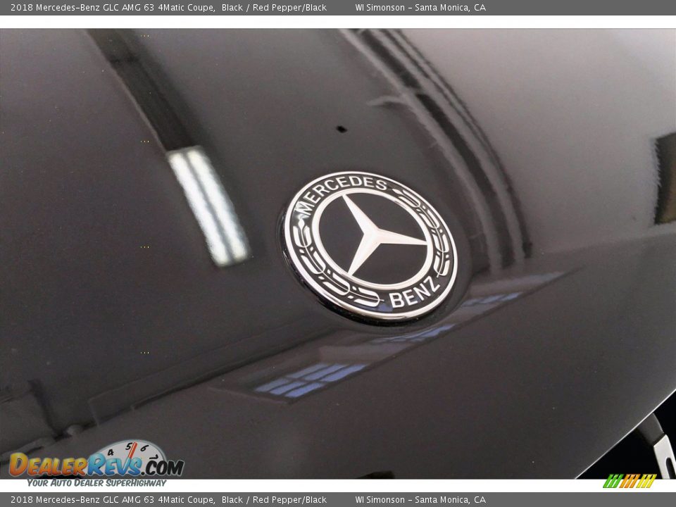 2018 Mercedes-Benz GLC AMG 63 4Matic Coupe Black / Red Pepper/Black Photo #33