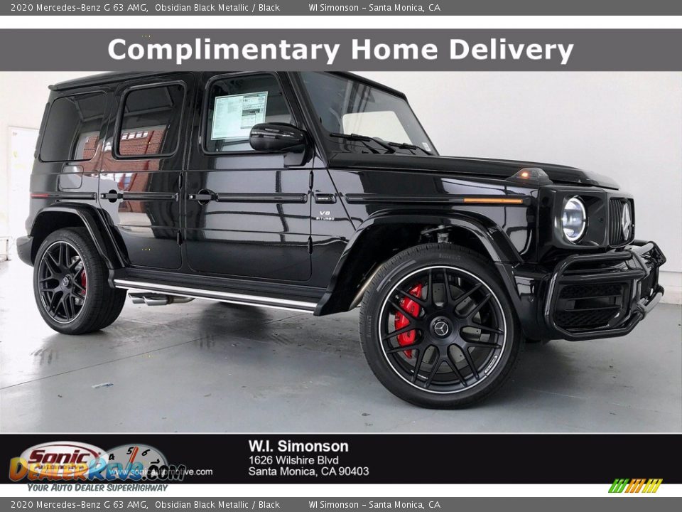 2020 Mercedes-Benz G 63 AMG Obsidian Black Metallic / Black Photo #1