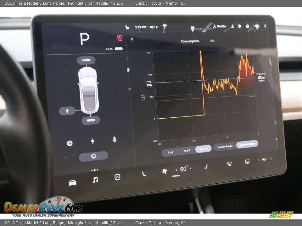 Controls of 2018 Tesla Model 3 Long Range Photo #13