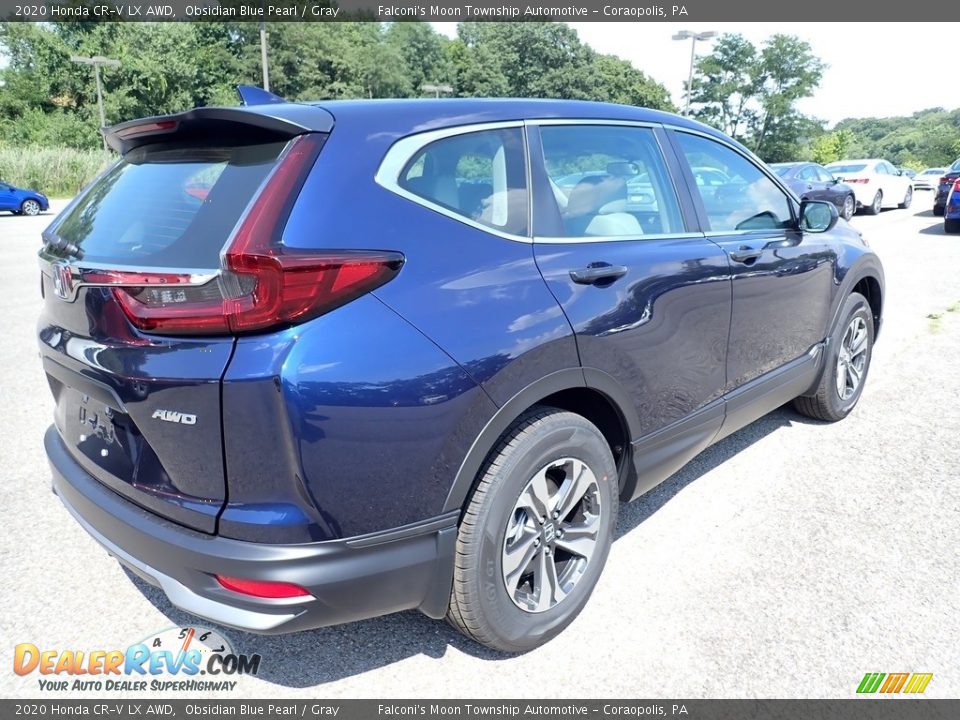 Obsidian Blue Pearl 2020 Honda CR-V LX AWD Photo #5