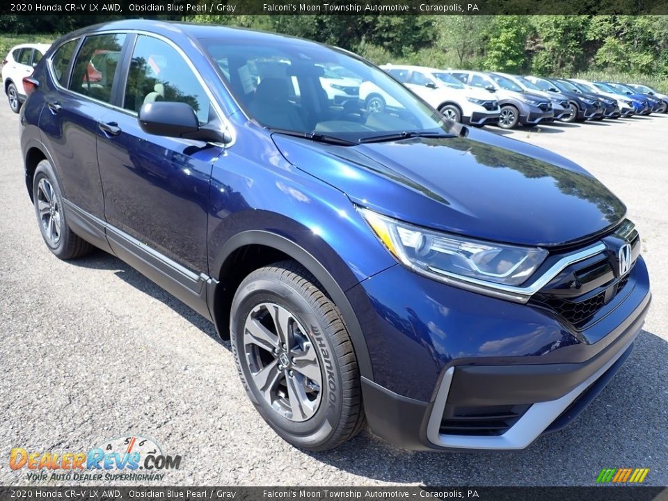 Front 3/4 View of 2020 Honda CR-V LX AWD Photo #6