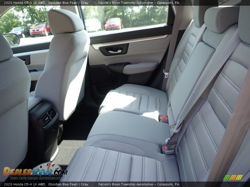 2020 Honda CR-V LX AWD Obsidian Blue Pearl / Gray Photo #10