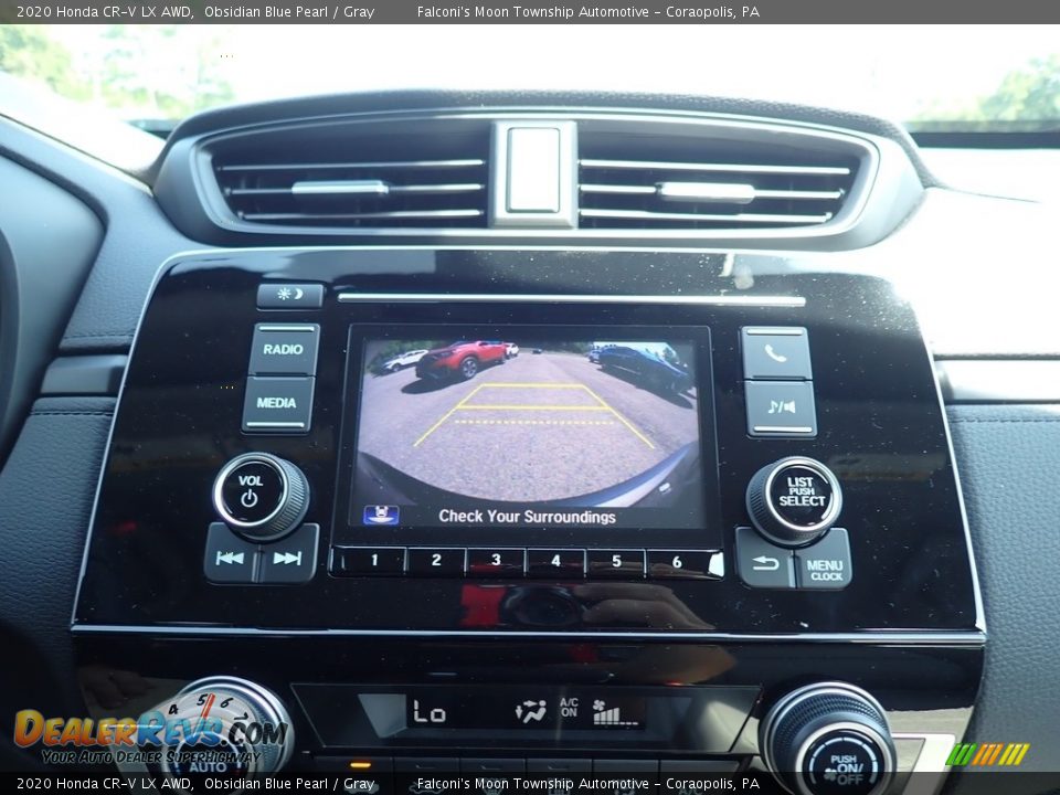 2020 Honda CR-V LX AWD Obsidian Blue Pearl / Gray Photo #15