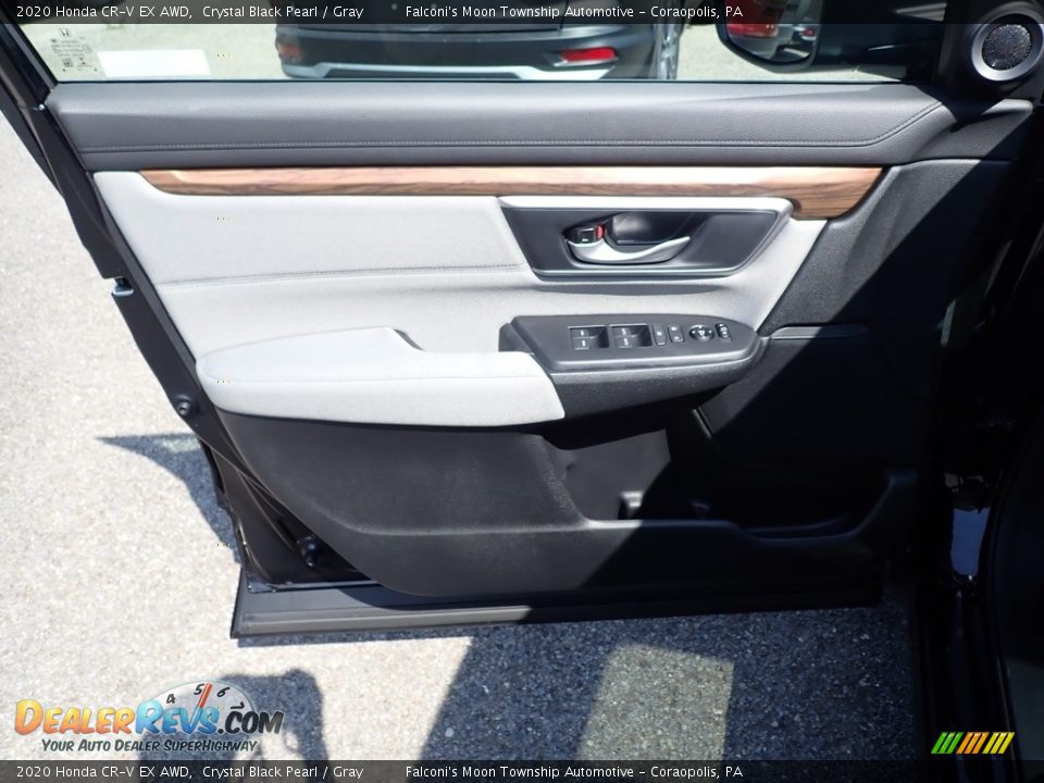 2020 Honda CR-V EX AWD Crystal Black Pearl / Gray Photo #12