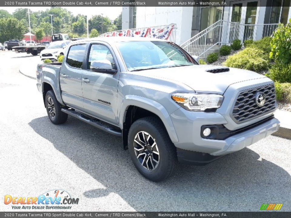 2020 Toyota Tacoma TRD Sport Double Cab 4x4 Cement / TRD Cement/Black Photo #23