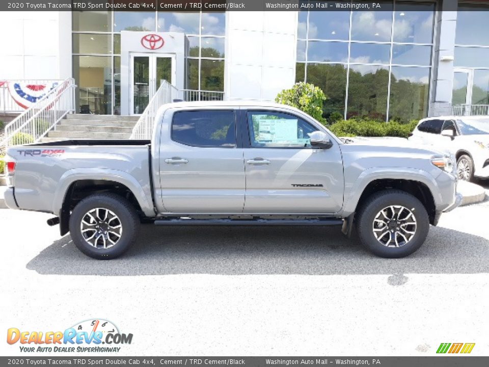 2020 Toyota Tacoma TRD Sport Double Cab 4x4 Cement / TRD Cement/Black Photo #24