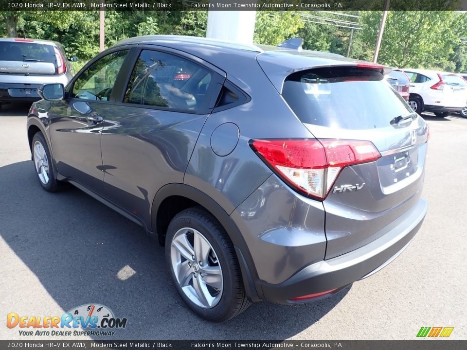 2020 Honda HR-V EX AWD Modern Steel Metallic / Black Photo #3