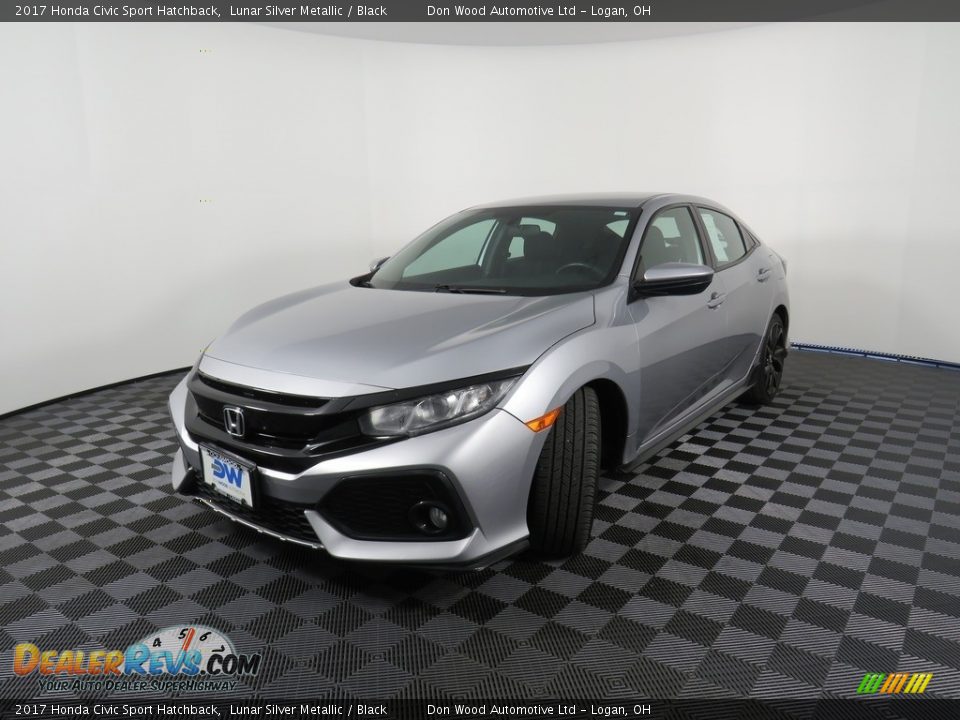 2017 Honda Civic Sport Hatchback Lunar Silver Metallic / Black Photo #8