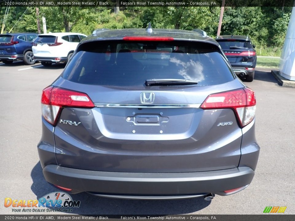 2020 Honda HR-V EX AWD Modern Steel Metallic / Black Photo #4