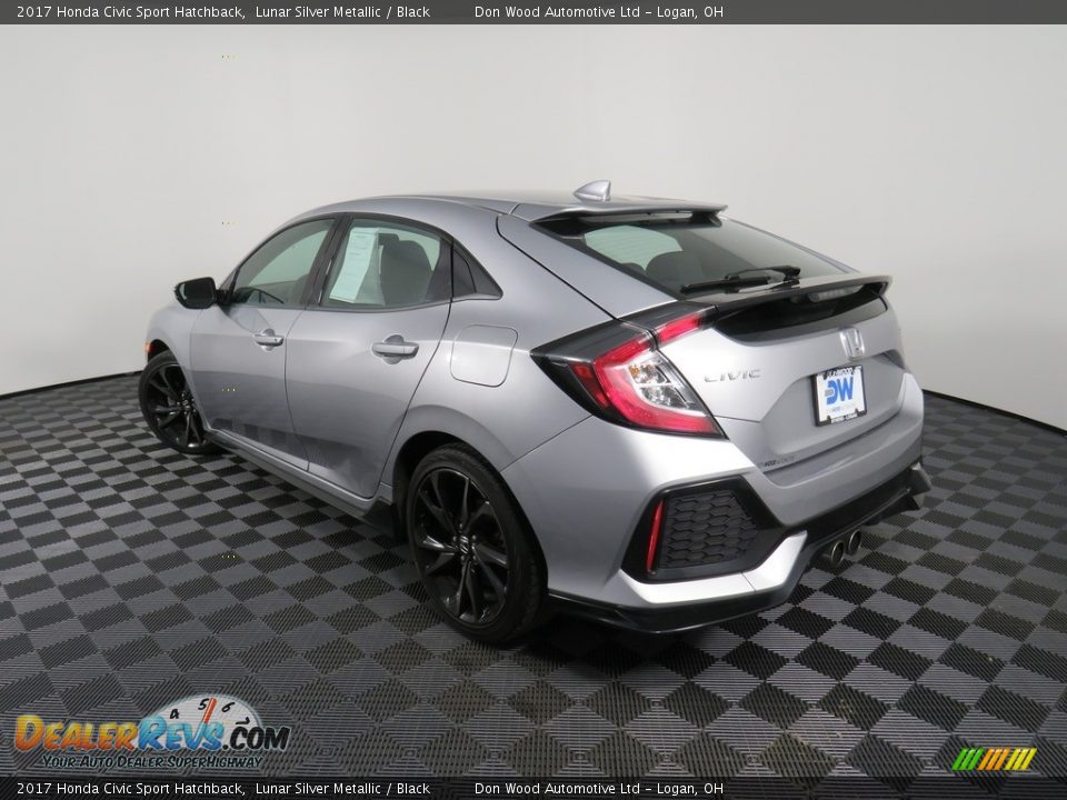 2017 Honda Civic Sport Hatchback Lunar Silver Metallic / Black Photo #11