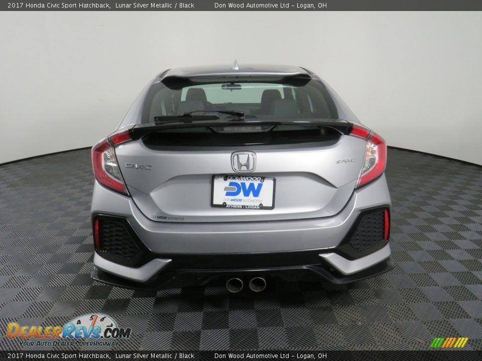 2017 Honda Civic Sport Hatchback Lunar Silver Metallic / Black Photo #12