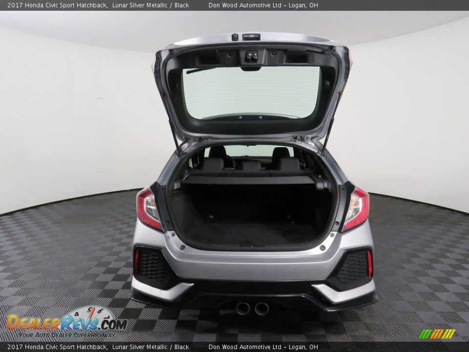 2017 Honda Civic Sport Hatchback Lunar Silver Metallic / Black Photo #13