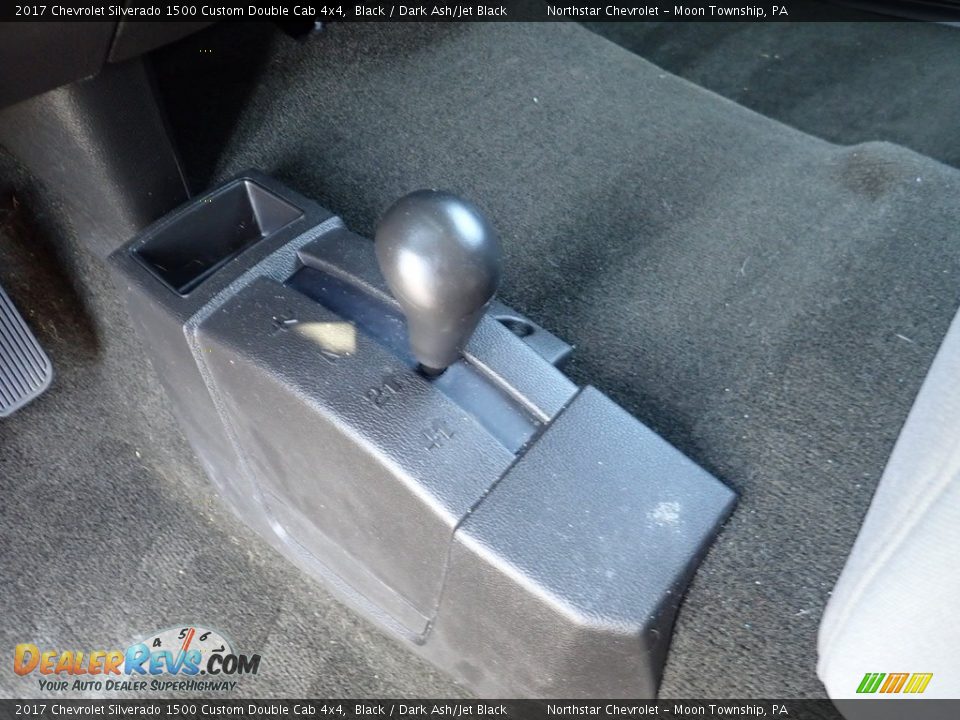 2017 Chevrolet Silverado 1500 Custom Double Cab 4x4 Black / Dark Ash/Jet Black Photo #26