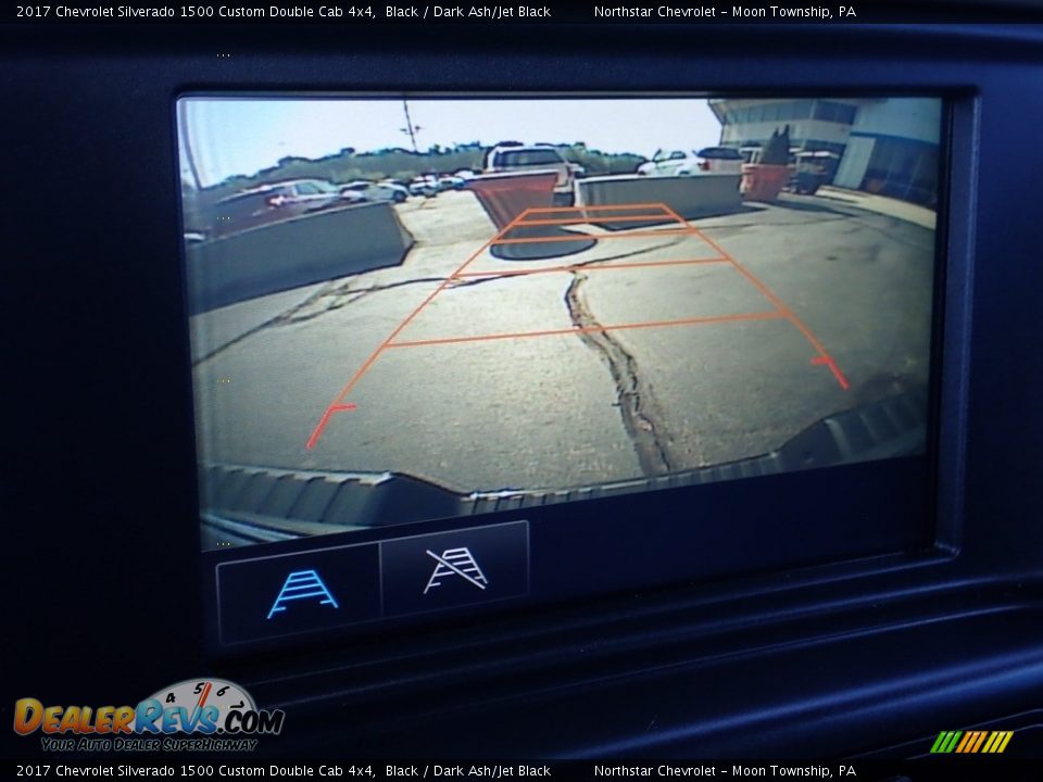 2017 Chevrolet Silverado 1500 Custom Double Cab 4x4 Black / Dark Ash/Jet Black Photo #30