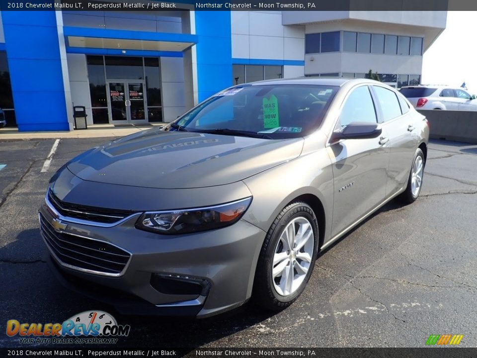 2018 Chevrolet Malibu LT Pepperdust Metallic / Jet Black Photo #2
