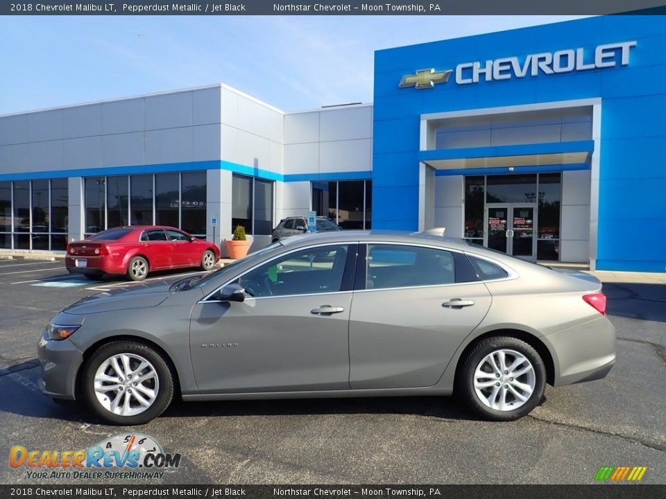 2018 Chevrolet Malibu LT Pepperdust Metallic / Jet Black Photo #3