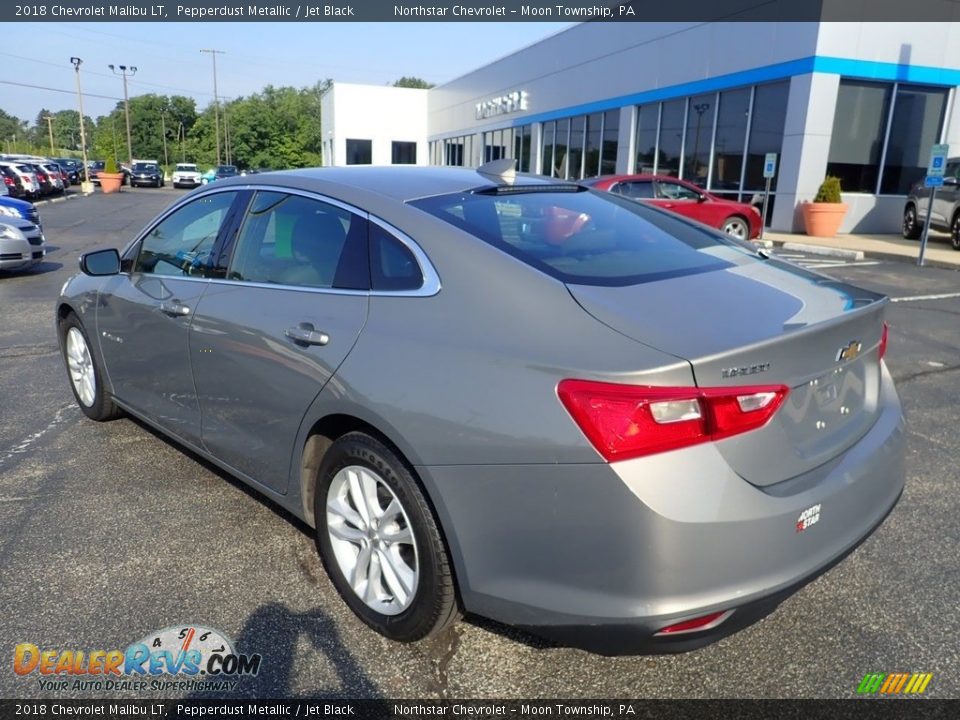 2018 Chevrolet Malibu LT Pepperdust Metallic / Jet Black Photo #4