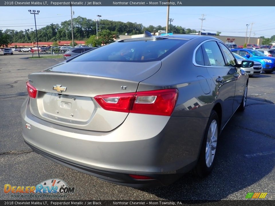 2018 Chevrolet Malibu LT Pepperdust Metallic / Jet Black Photo #8