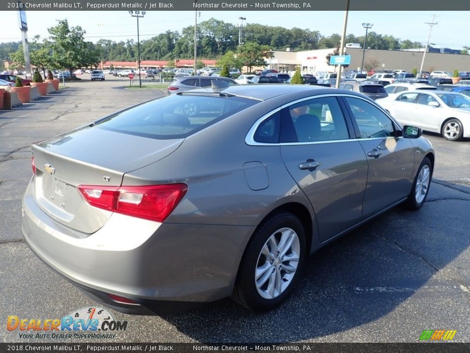 2018 Chevrolet Malibu LT Pepperdust Metallic / Jet Black Photo #9