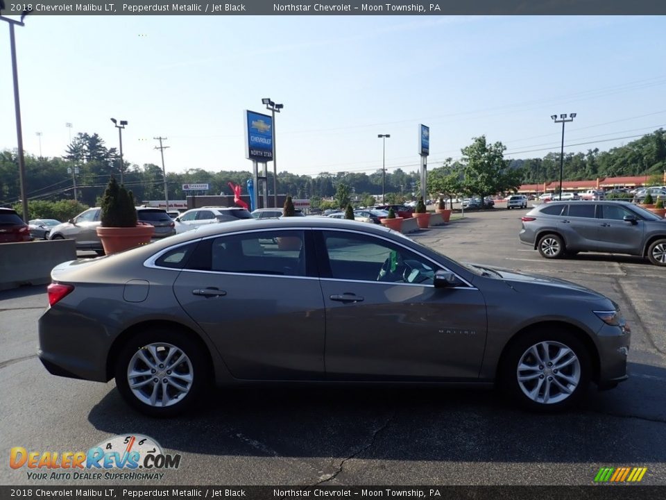 2018 Chevrolet Malibu LT Pepperdust Metallic / Jet Black Photo #10