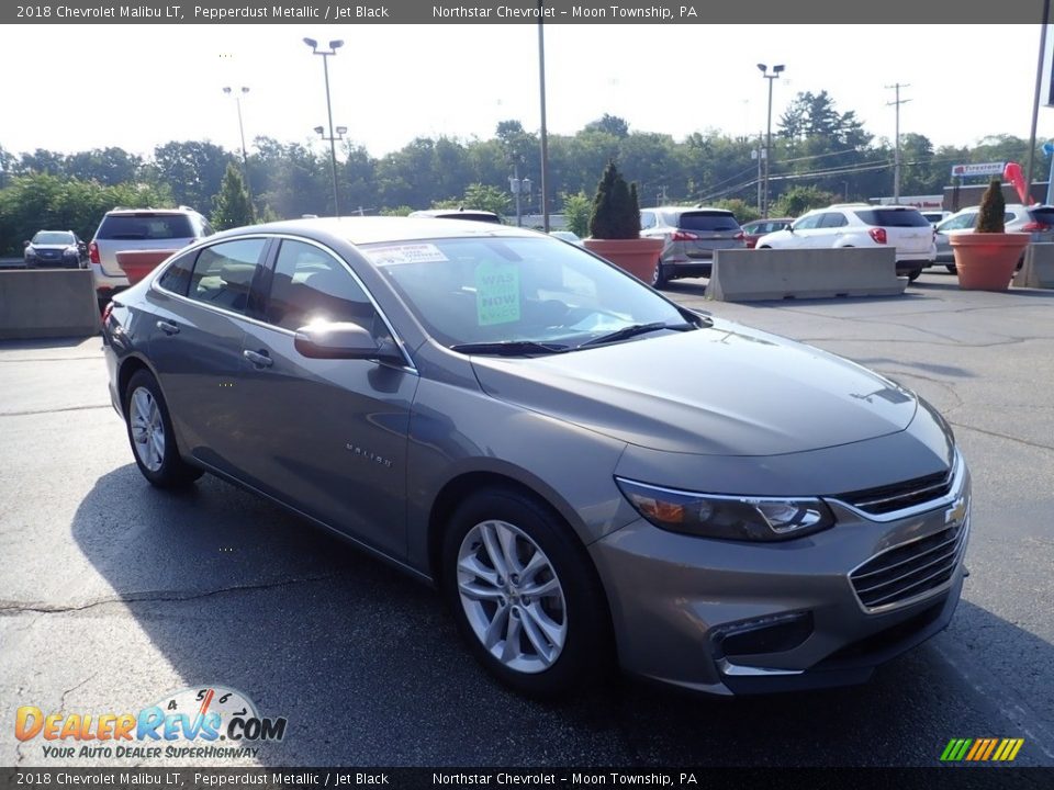2018 Chevrolet Malibu LT Pepperdust Metallic / Jet Black Photo #11
