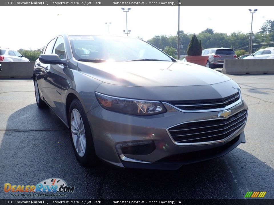 2018 Chevrolet Malibu LT Pepperdust Metallic / Jet Black Photo #12