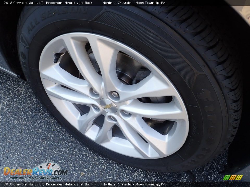 2018 Chevrolet Malibu LT Pepperdust Metallic / Jet Black Photo #14