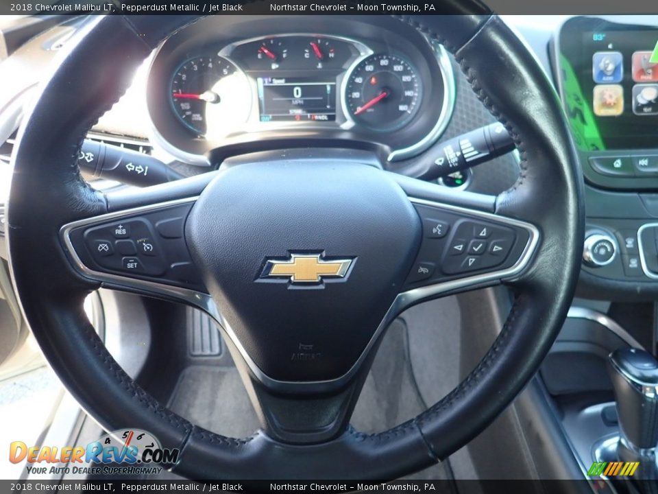 2018 Chevrolet Malibu LT Pepperdust Metallic / Jet Black Photo #26