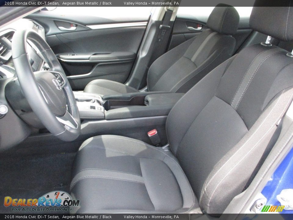 Front Seat of 2018 Honda Civic EX-T Sedan Photo #11