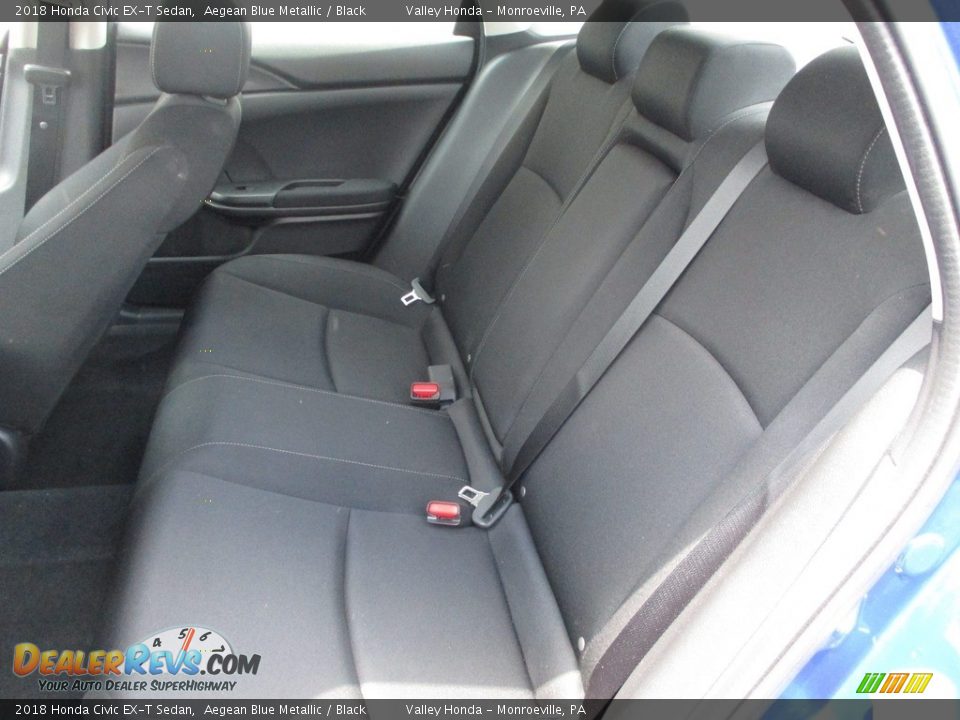 Rear Seat of 2018 Honda Civic EX-T Sedan Photo #12