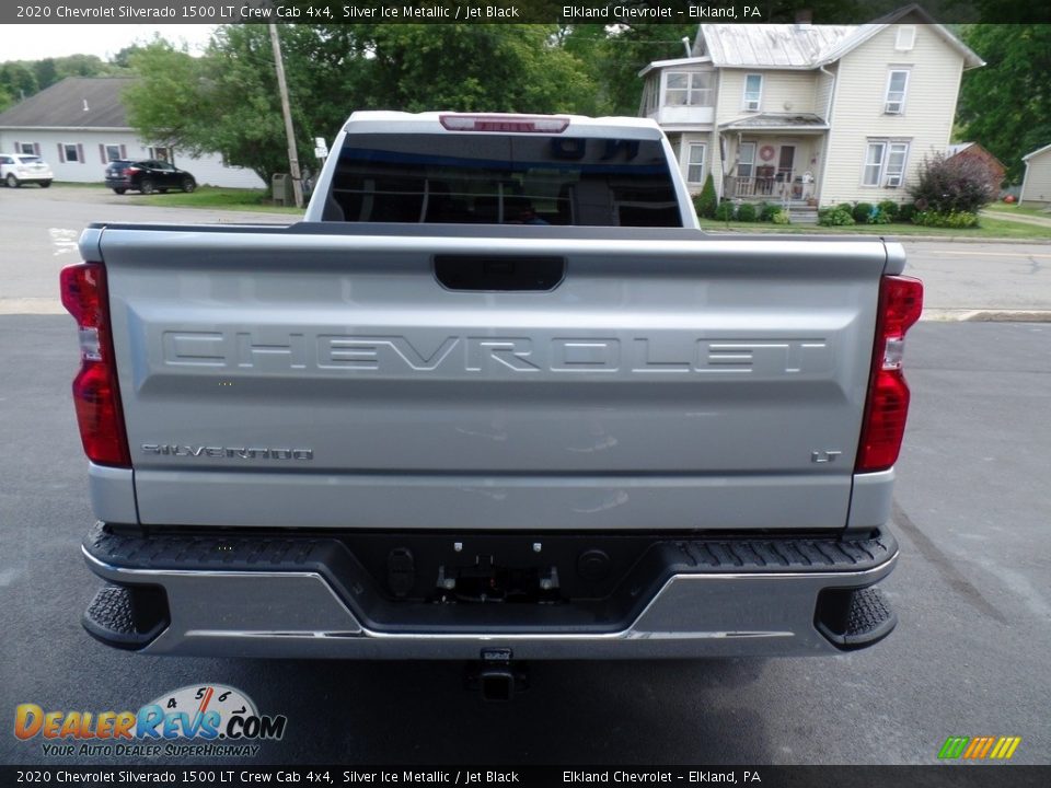 2020 Chevrolet Silverado 1500 LT Crew Cab 4x4 Silver Ice Metallic / Jet Black Photo #8
