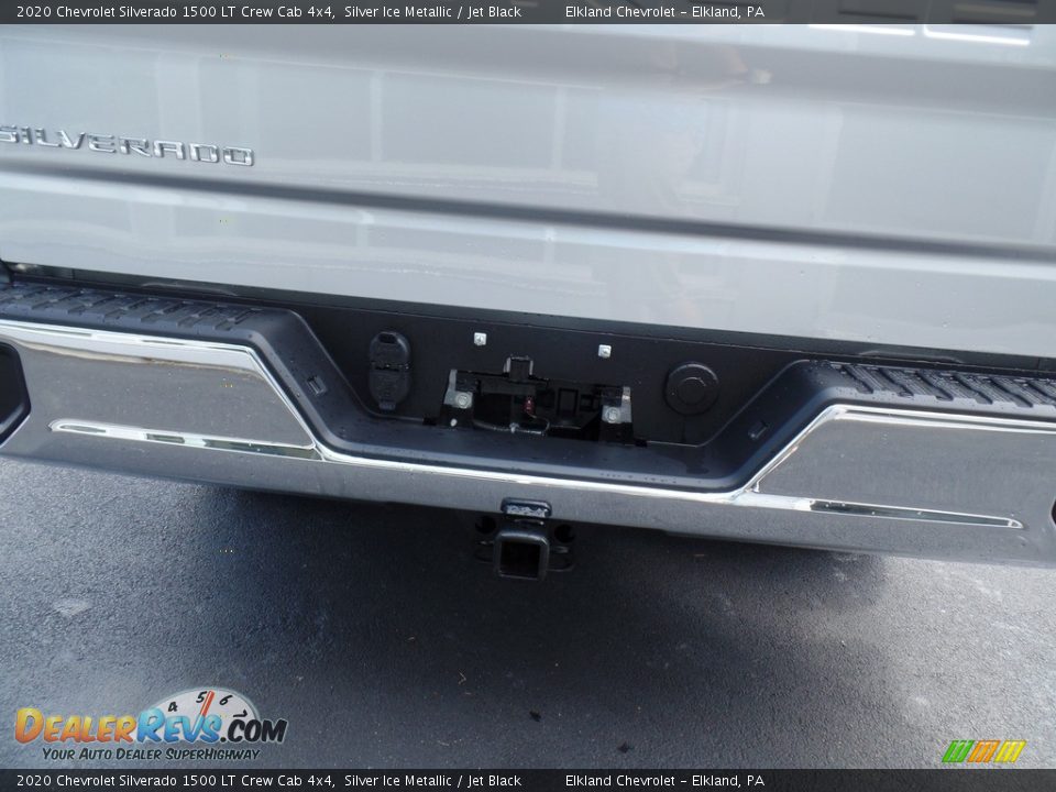 2020 Chevrolet Silverado 1500 LT Crew Cab 4x4 Silver Ice Metallic / Jet Black Photo #12
