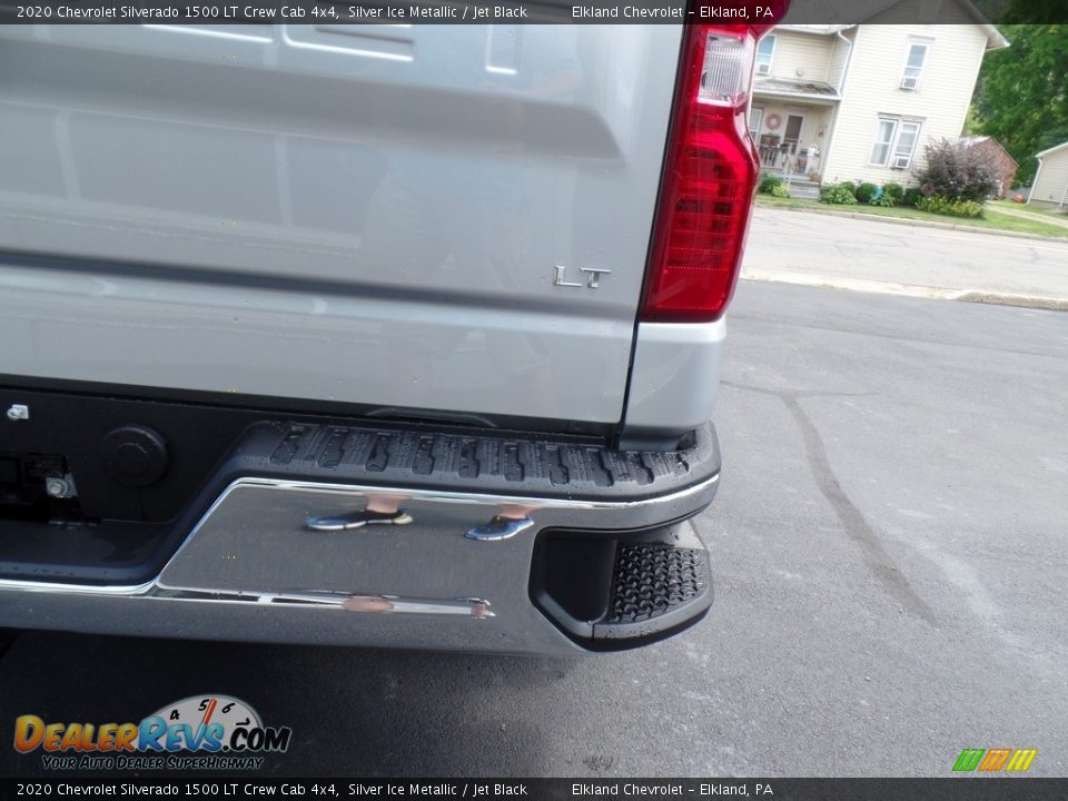 2020 Chevrolet Silverado 1500 LT Crew Cab 4x4 Silver Ice Metallic / Jet Black Photo #13