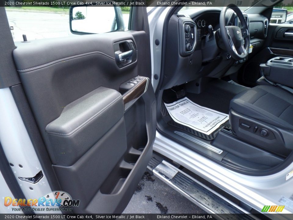 2020 Chevrolet Silverado 1500 LT Crew Cab 4x4 Silver Ice Metallic / Jet Black Photo #14