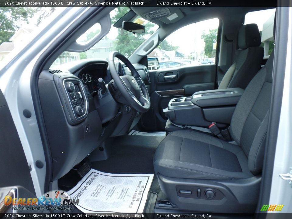 2020 Chevrolet Silverado 1500 LT Crew Cab 4x4 Silver Ice Metallic / Jet Black Photo #16