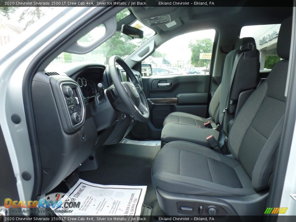 2020 Chevrolet Silverado 1500 LT Crew Cab 4x4 Silver Ice Metallic / Jet Black Photo #18