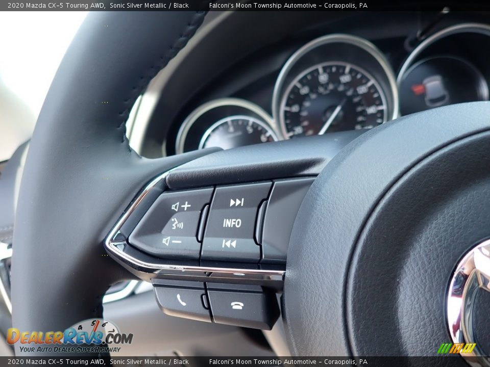 2020 Mazda CX-5 Touring AWD Sonic Silver Metallic / Black Photo #15