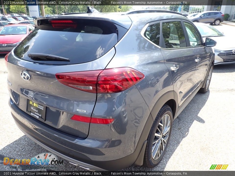 2021 Hyundai Tucson Ulitimate AWD Coliseum Gray Metallic / Black Photo #2