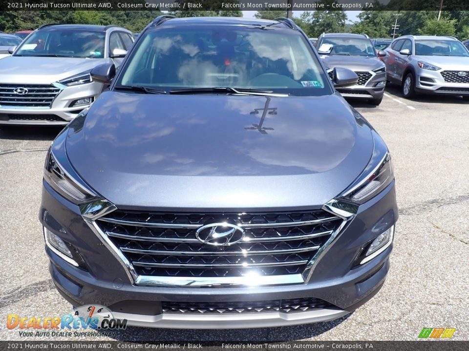 2021 Hyundai Tucson Ulitimate AWD Coliseum Gray Metallic / Black Photo #4