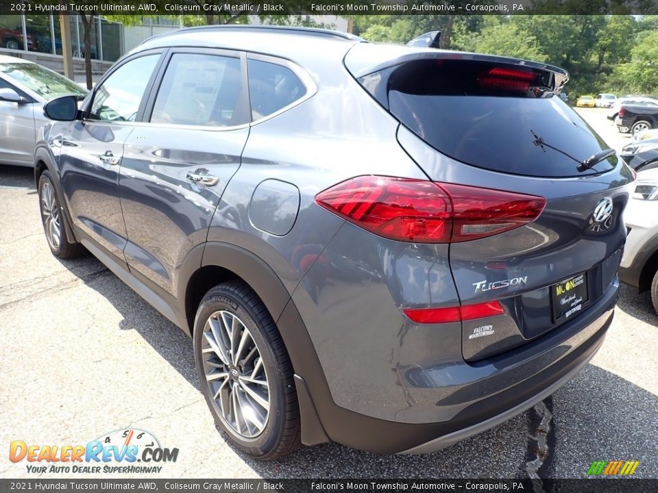 2021 Hyundai Tucson Ulitimate AWD Coliseum Gray Metallic / Black Photo #6