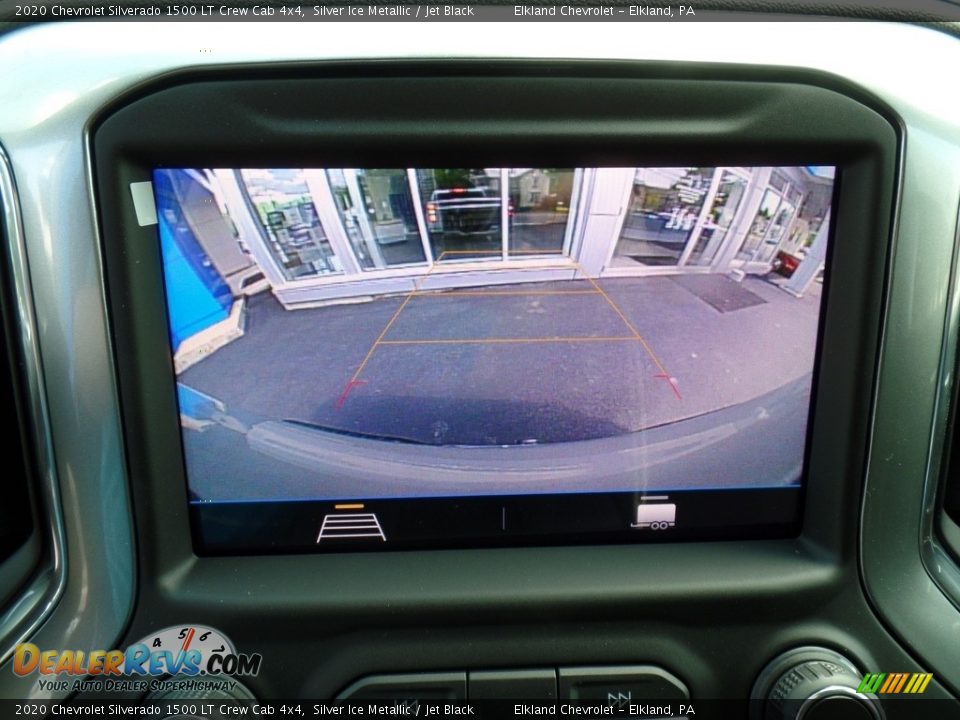 2020 Chevrolet Silverado 1500 LT Crew Cab 4x4 Silver Ice Metallic / Jet Black Photo #28