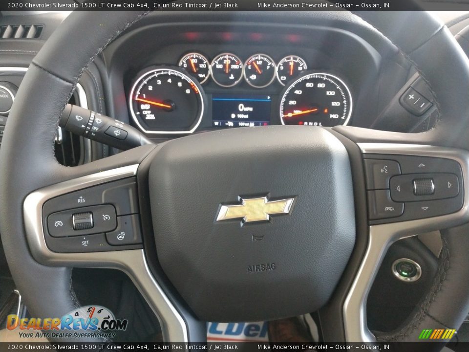 2020 Chevrolet Silverado 1500 LT Crew Cab 4x4 Cajun Red Tintcoat / Jet Black Photo #25